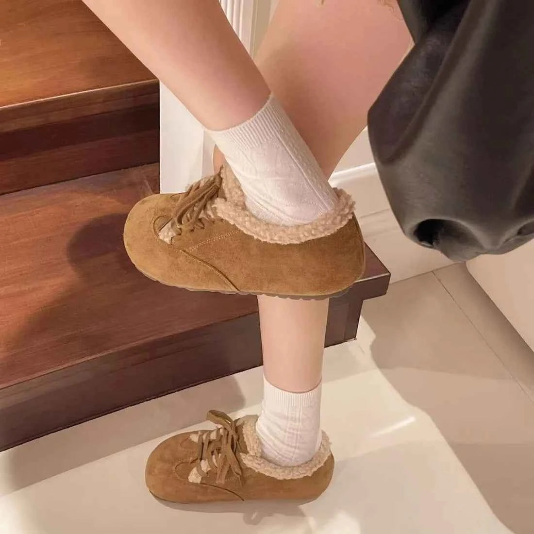 Warm Fluffy Winter Indoor Shoes