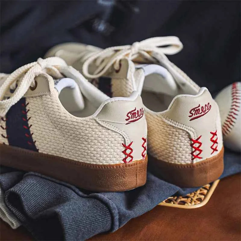 Men German Vintage Casual Lace-Up Sneaker