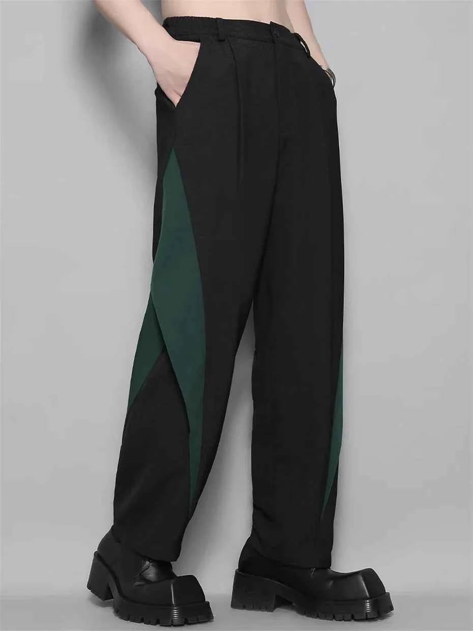 Y2K  Patchwork Punk Wide Leg Pants
