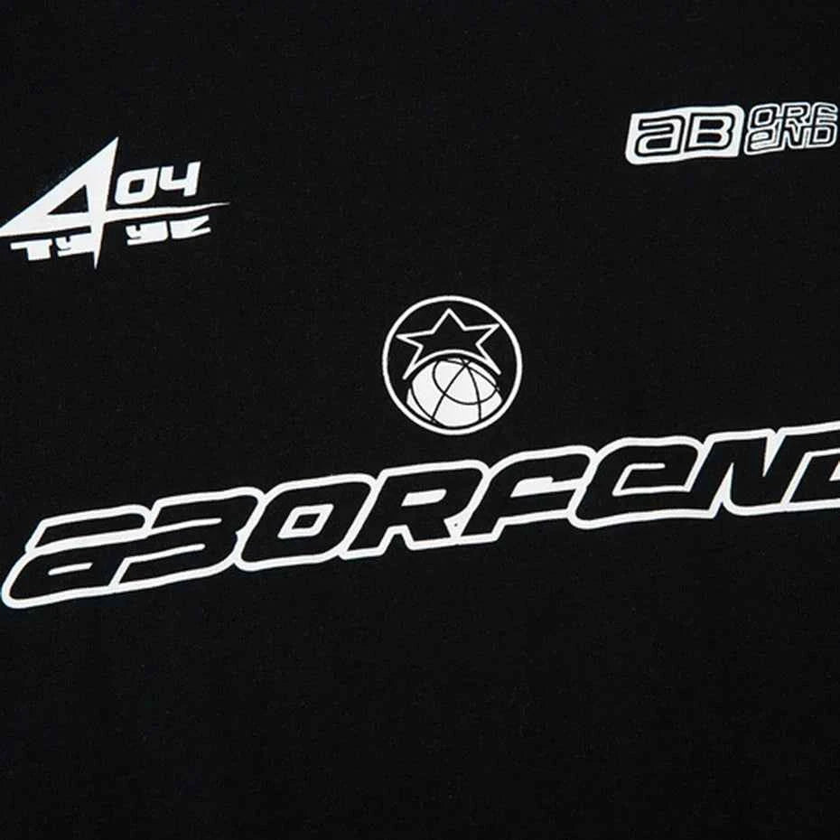Y2K Essential Urban Hip Hop Sports Style T-Shirt