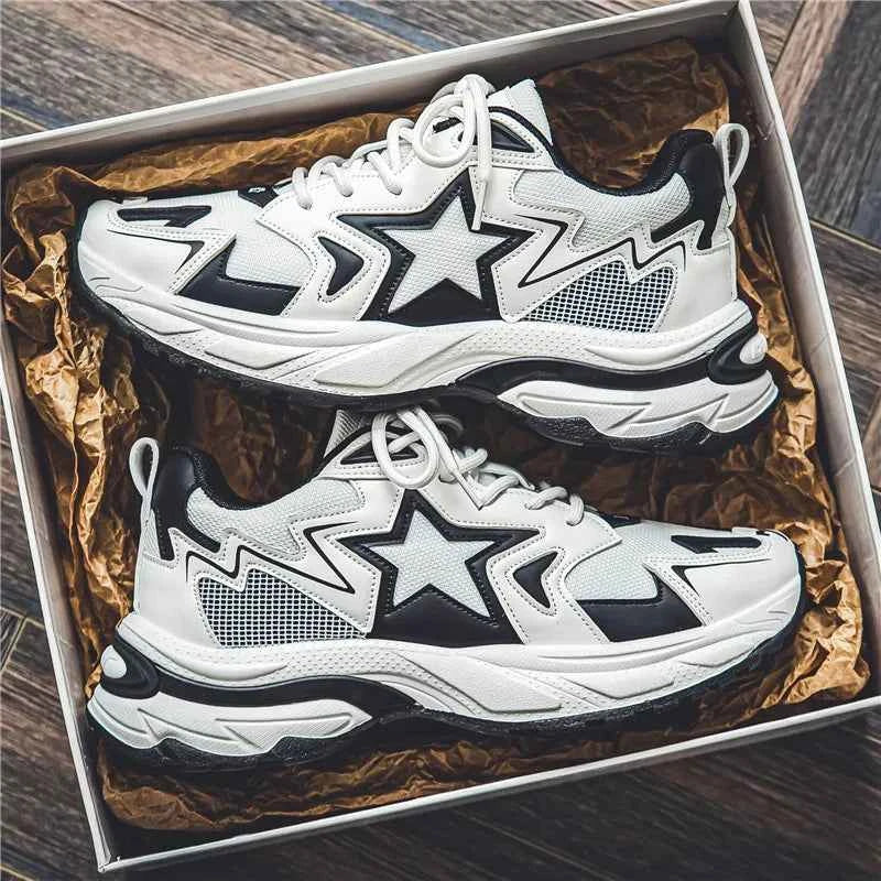 Vintage Stars Platform Sneakers
