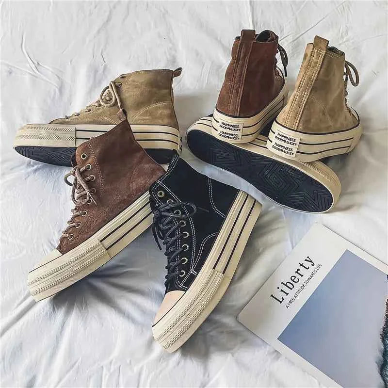Y2K Stylish High Canvas Sneaker