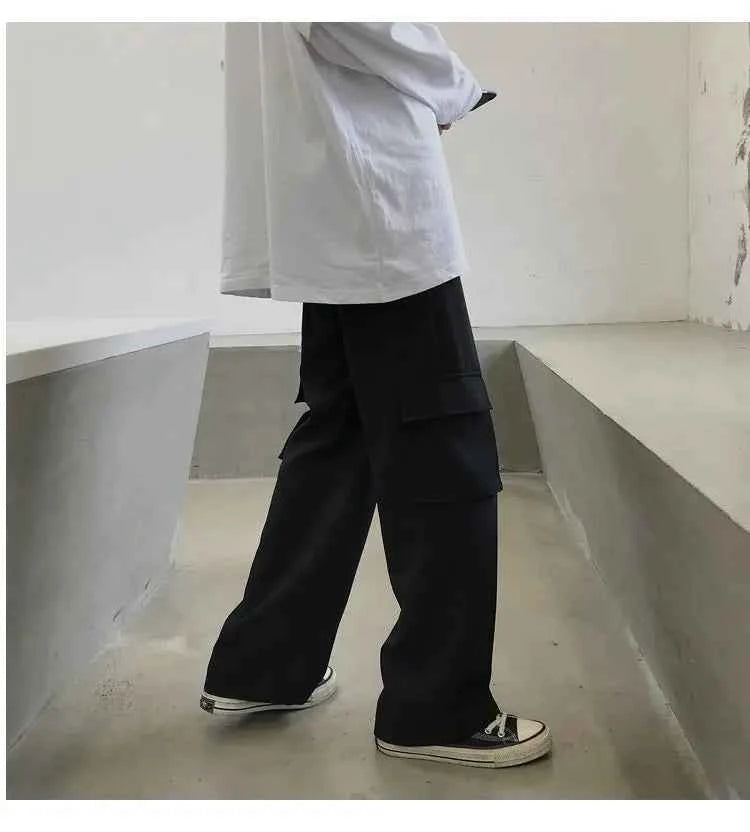 Men's vintage Casual Oversize Cargo Sweatpants