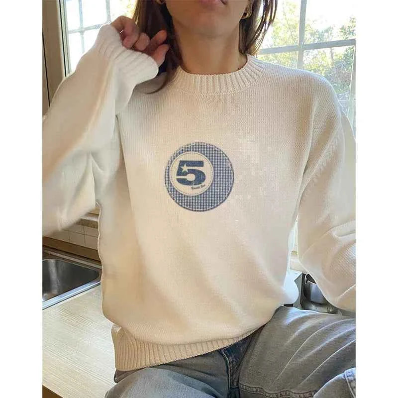 Women Gothic Knitted Oversized Sweater