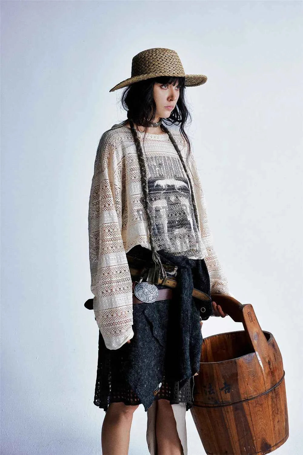 American Style Versatile Cozy Loose Knit Sweater