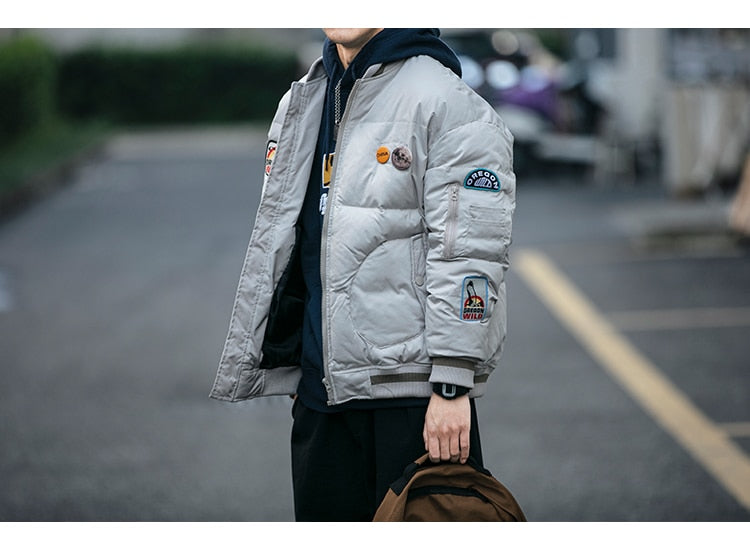 OREGON WILD Rock Patches Bomber Jacket