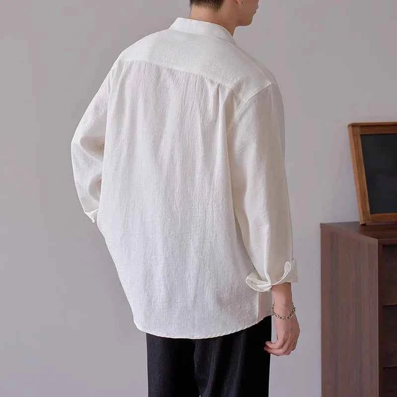 Classic Luxury Striped Long Sleeve Business Shirt