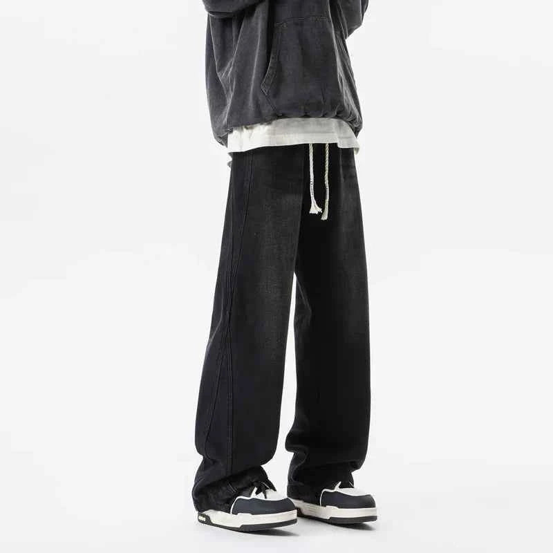 Retro Casual Loose Wide Leg Jeans