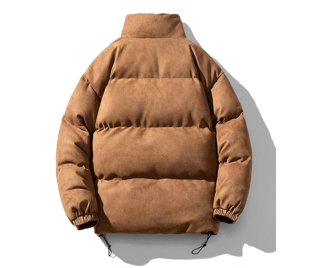 Dusky Color Padded Zipper Jacket