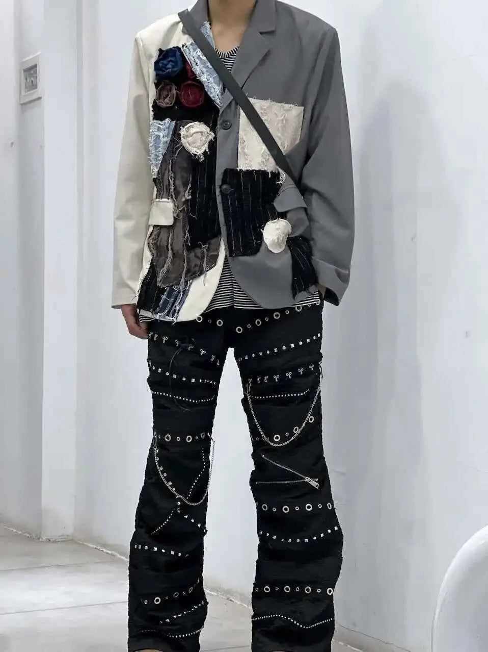 Stylish High Street Patched Blazer