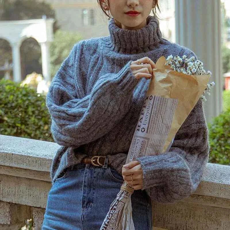 Classic Retro Cozy Vintage Knitted Autumn Sweater