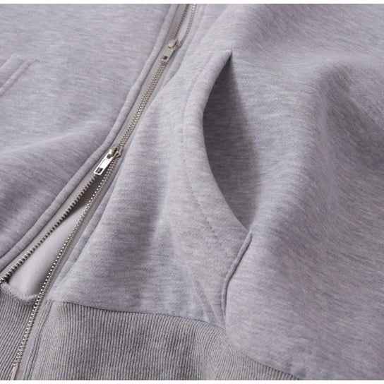 Velvet Embroidered Sweatshirt