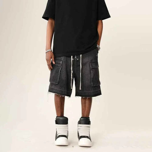 Essential American Style Raw Edge Denim Short