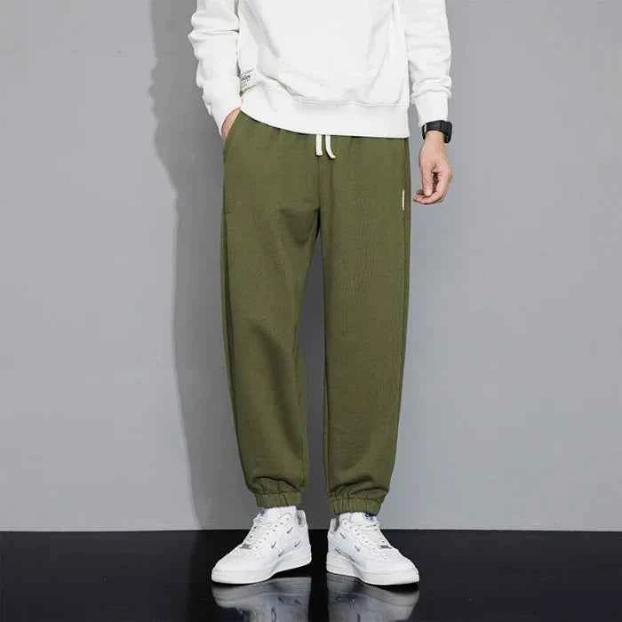 Fashionable Elastic Waist Drawstring Sweatpants