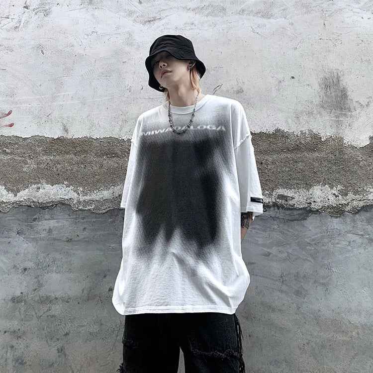 Abstract Graffiti Pattern Casual Summer T-Shirt
