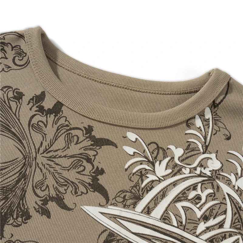 Y2K Vintage Graphic Aesthetic Long Sleeve Fairy T-Shirt