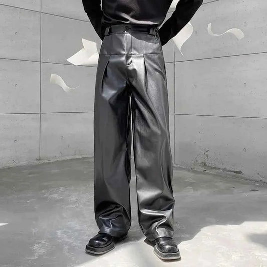 Essential Versatile Performance PU Leather Pants
