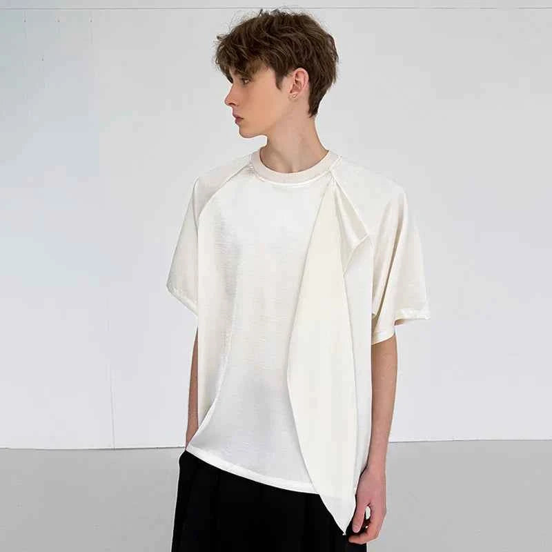 High Quality Personalized Ribbon Patchwork T-Shirt