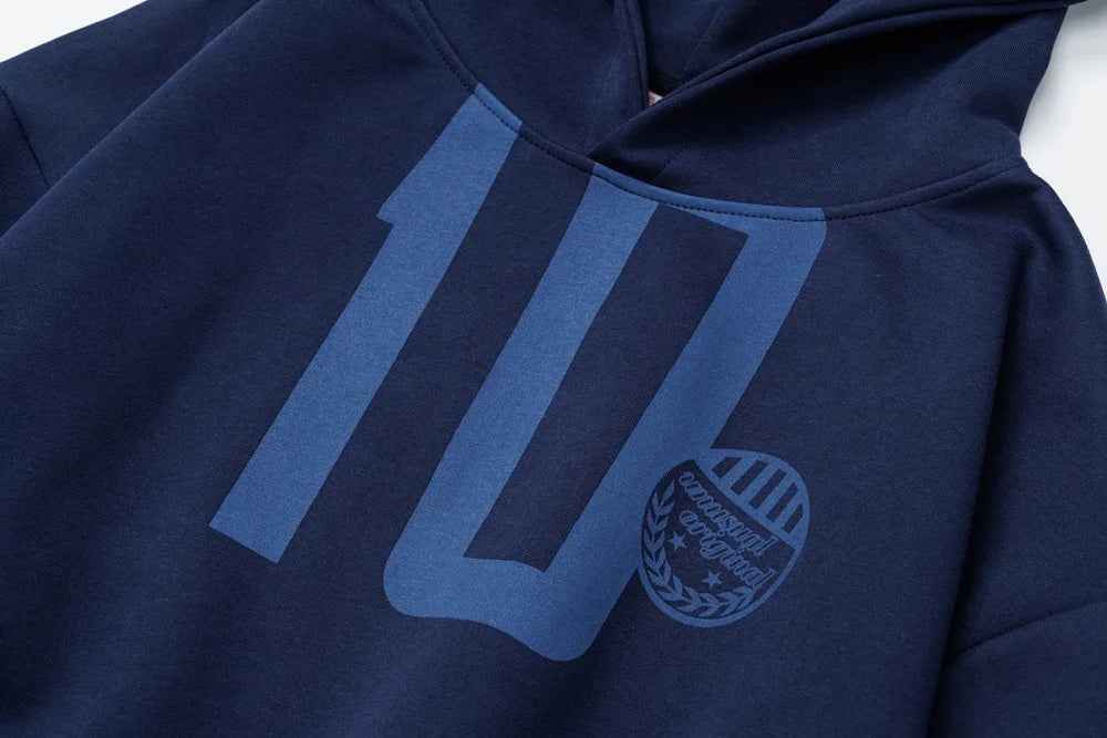 Oversize Retro High Street Double-Sided Hoodie