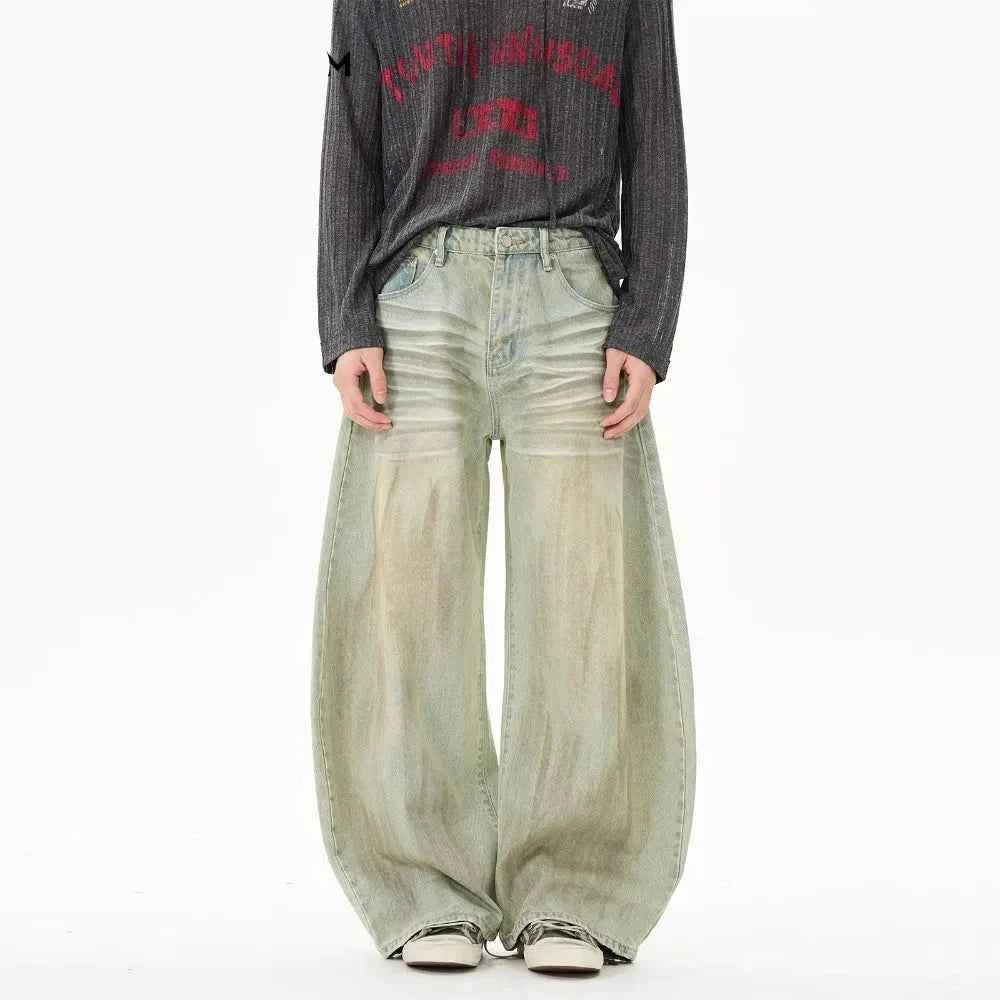 Vintage Retro Distressed Wasteland Machete Jeans