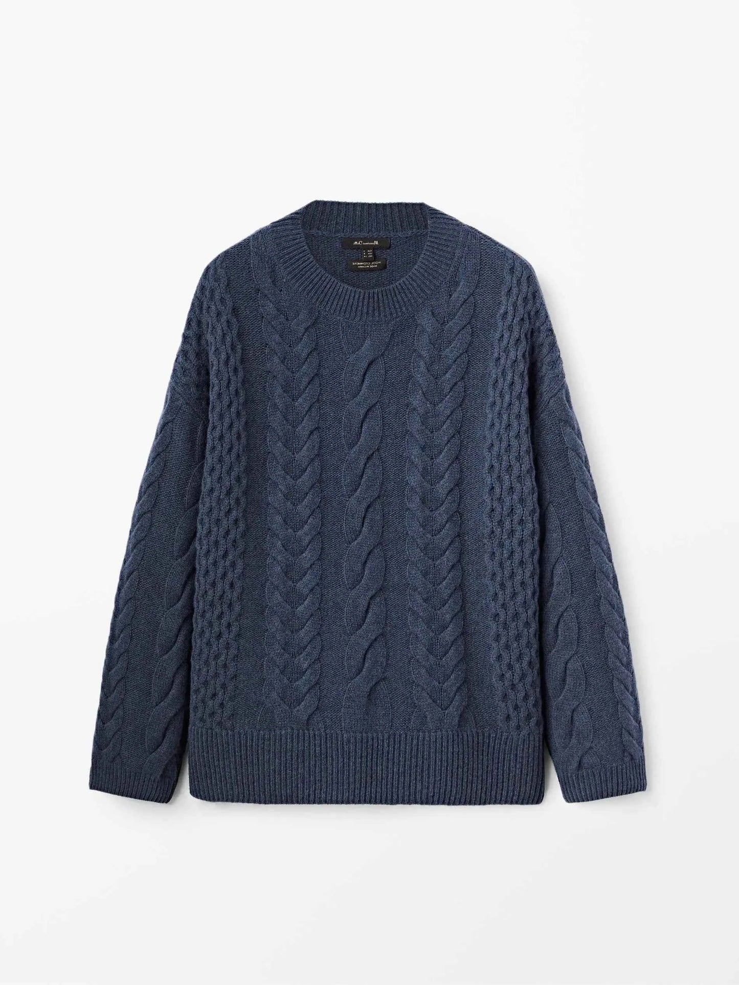 Women Classic Blue Ethereal Striped Sweater