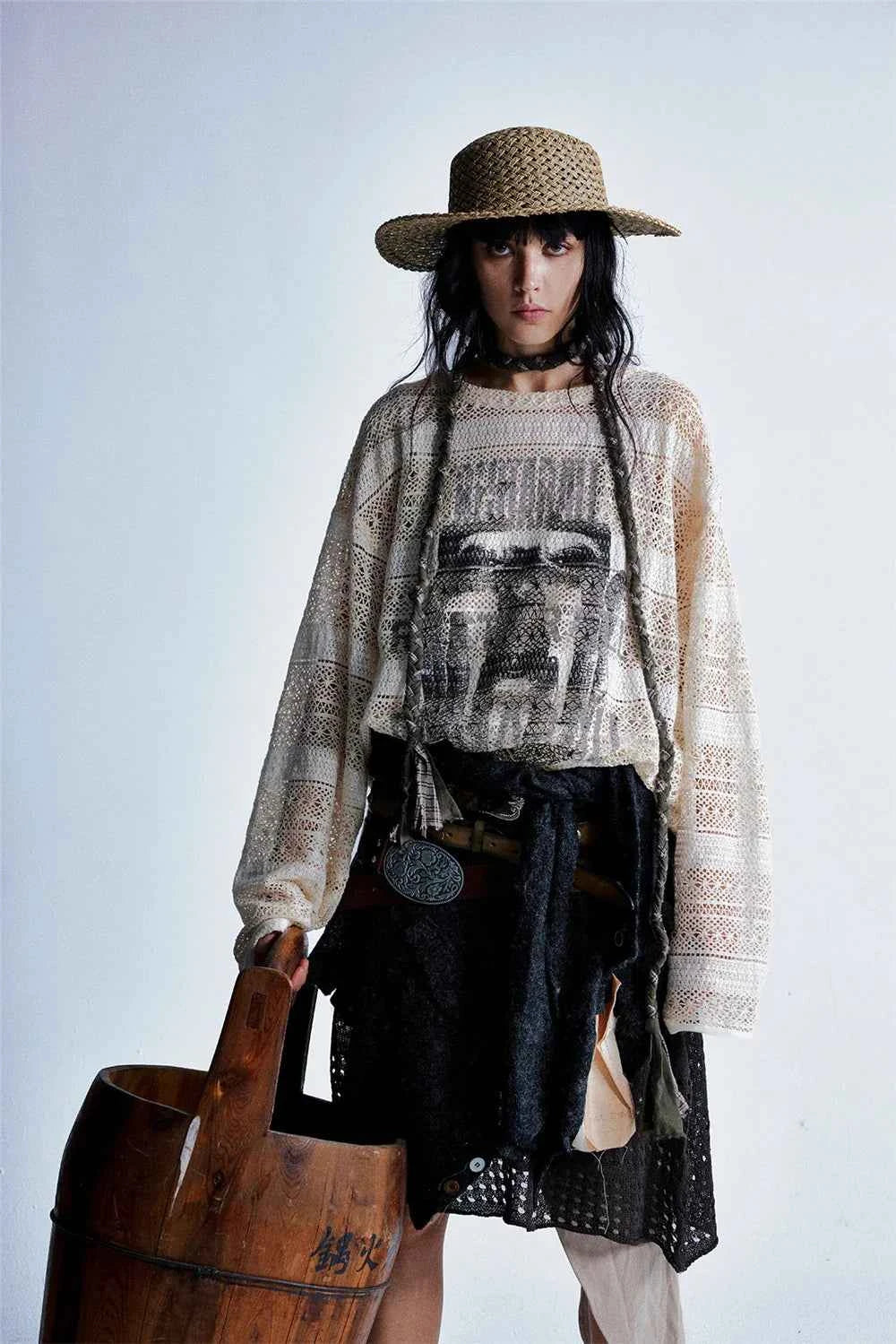 American Style Versatile Cozy Loose Knit Sweater
