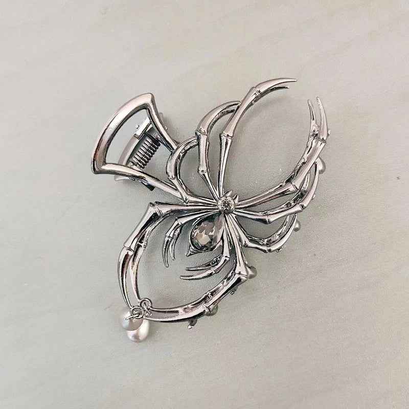 Gothic Sweet Black Spider Hair Claw Clips