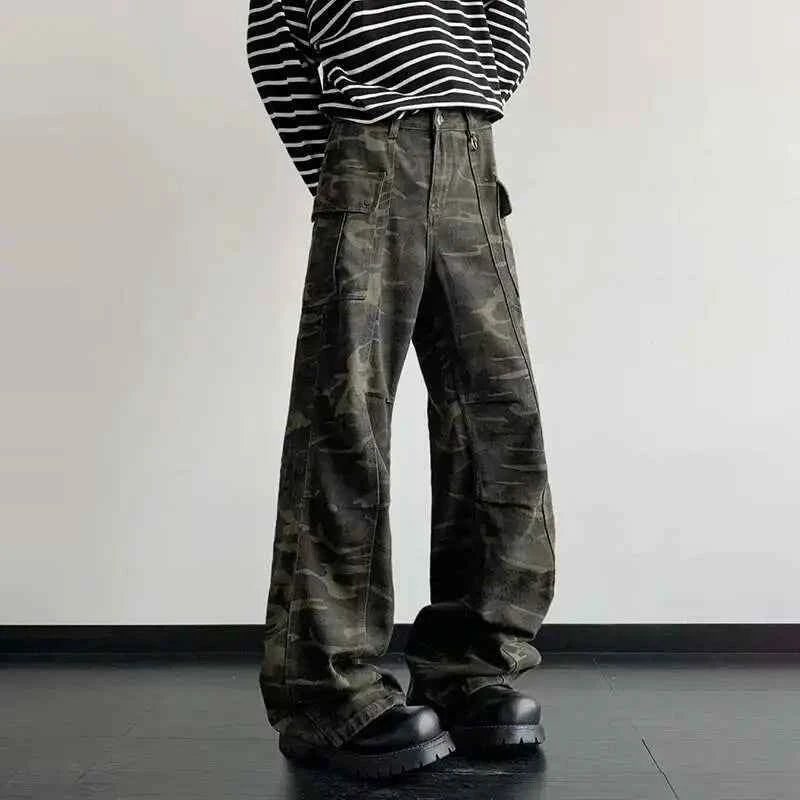 Men Camouflage Casual Cargo Pants