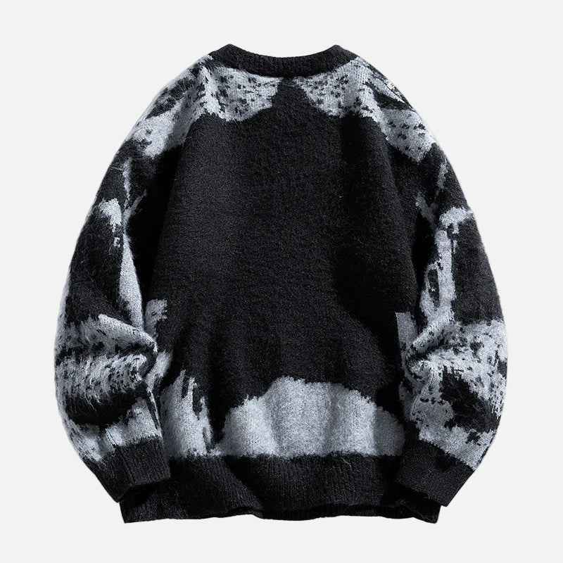 Y2K Stylish Hip Hop Knit Sweater