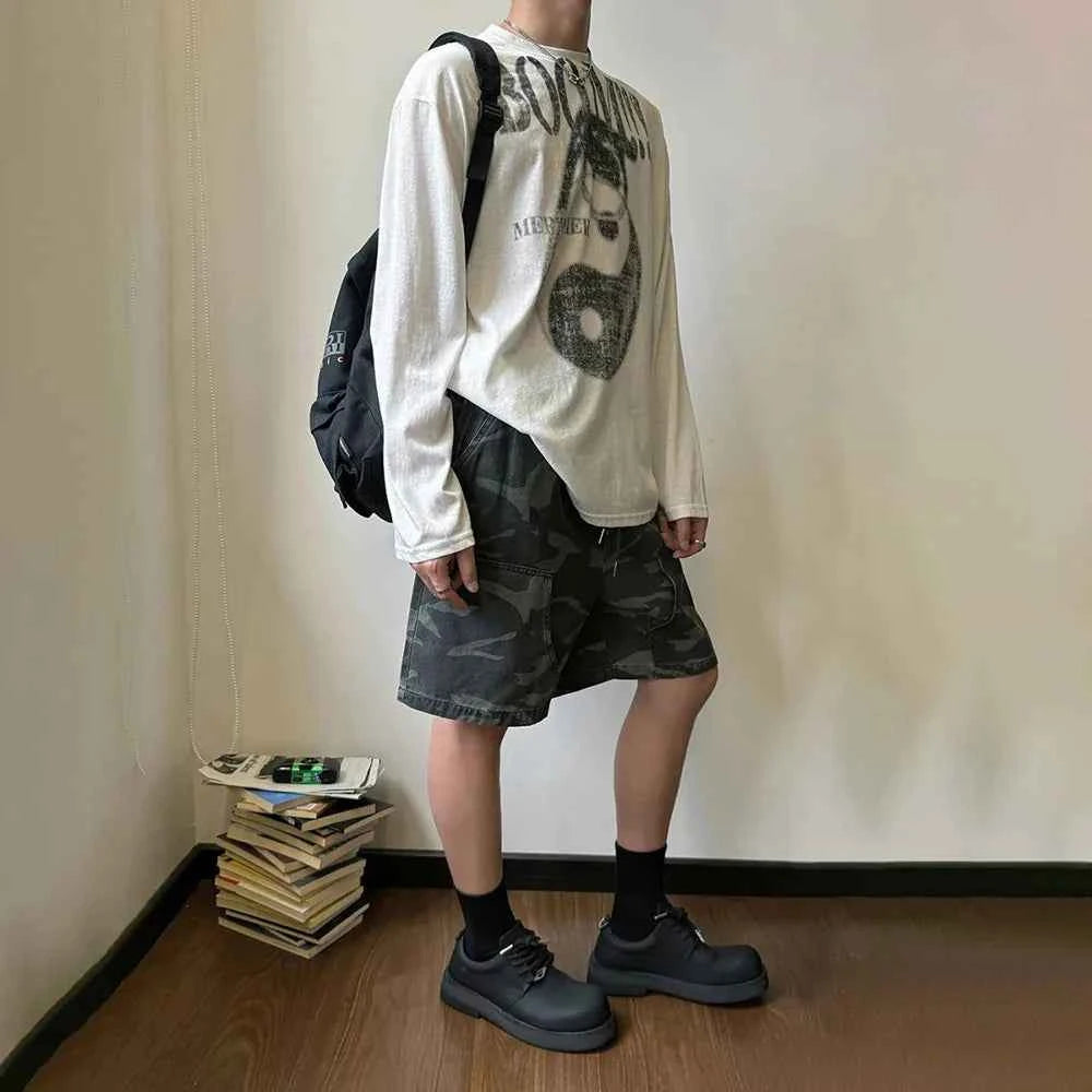 Chic Chinese Style Graphic Print Long Sleeve T-Shirt