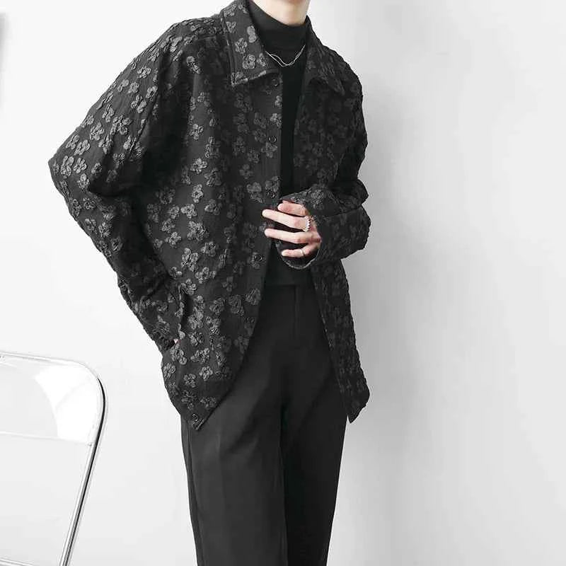 Chic Vintage Black Long Sleeve Shirt