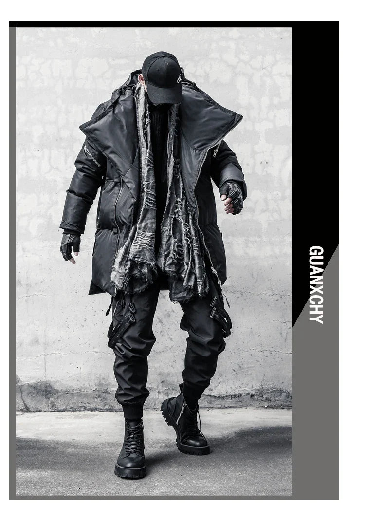 Long Zipper Style Padded Jacket