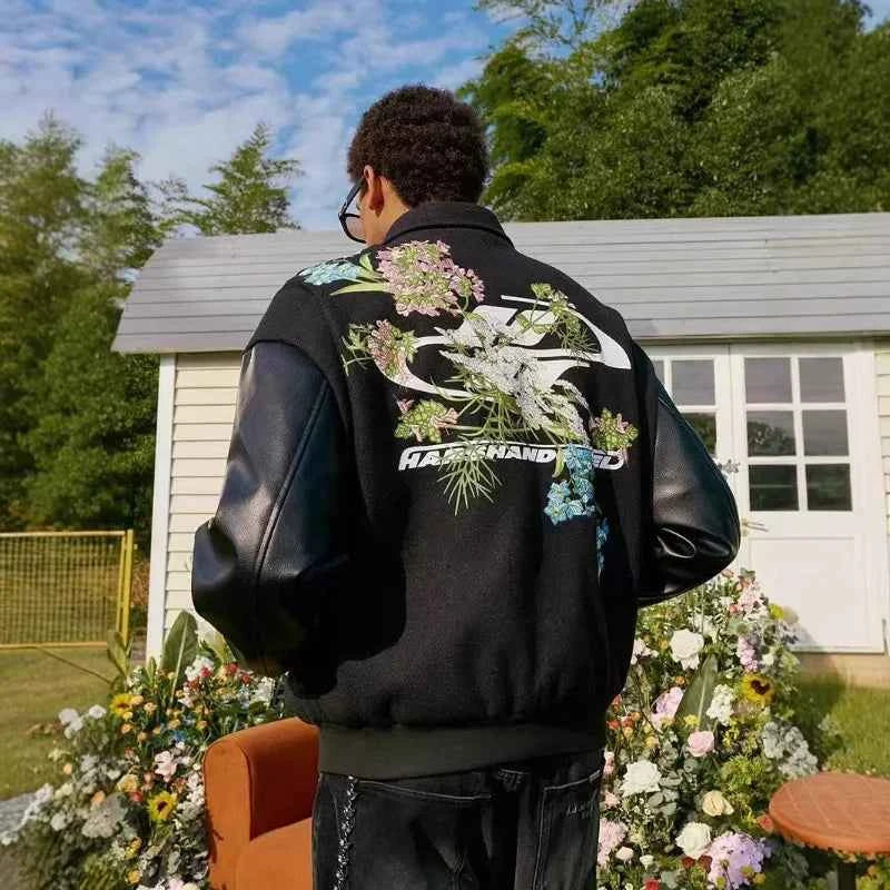 American Style New Floral Embroidered Jacket