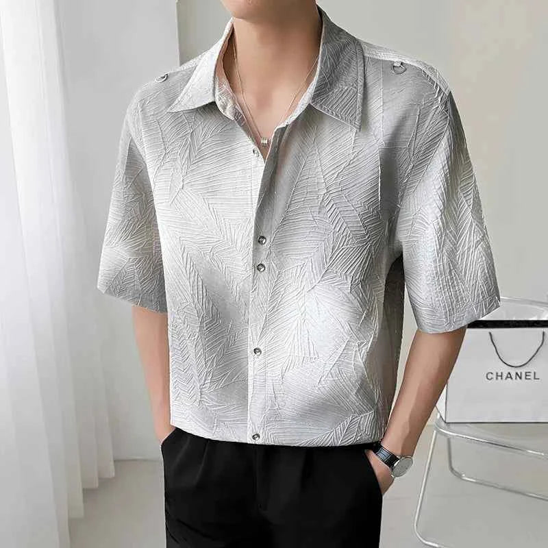 Classic Cool Gradient Color Trendy Slim Fit Shirt