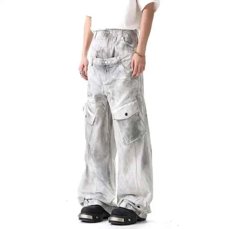 Original Lowkey Flex Washed Tie Dyed Loose Jeans