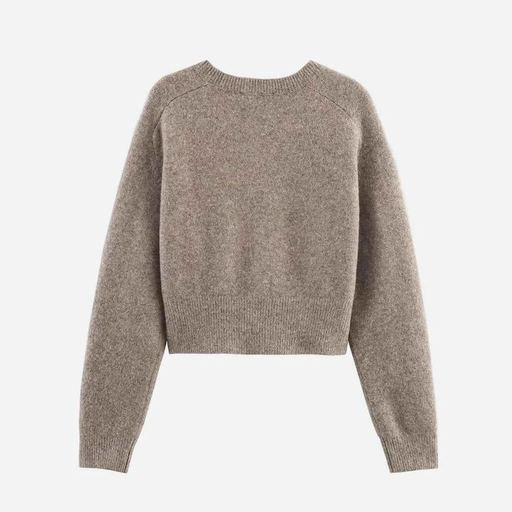 Chic Slimming Single Breasted Knitted Cardigan