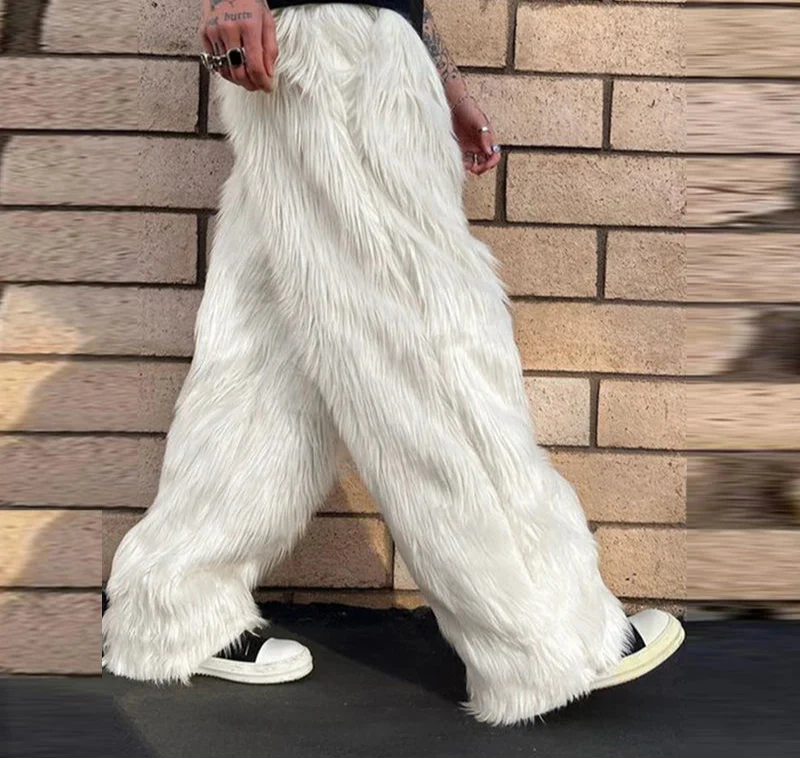 Stylish American Style City Walk Suede Pants - Luxuryurbanwear