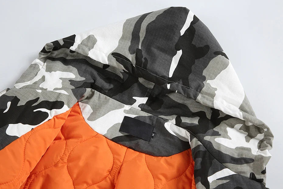 Disruptive Camouflage Elastic Waist Jacket