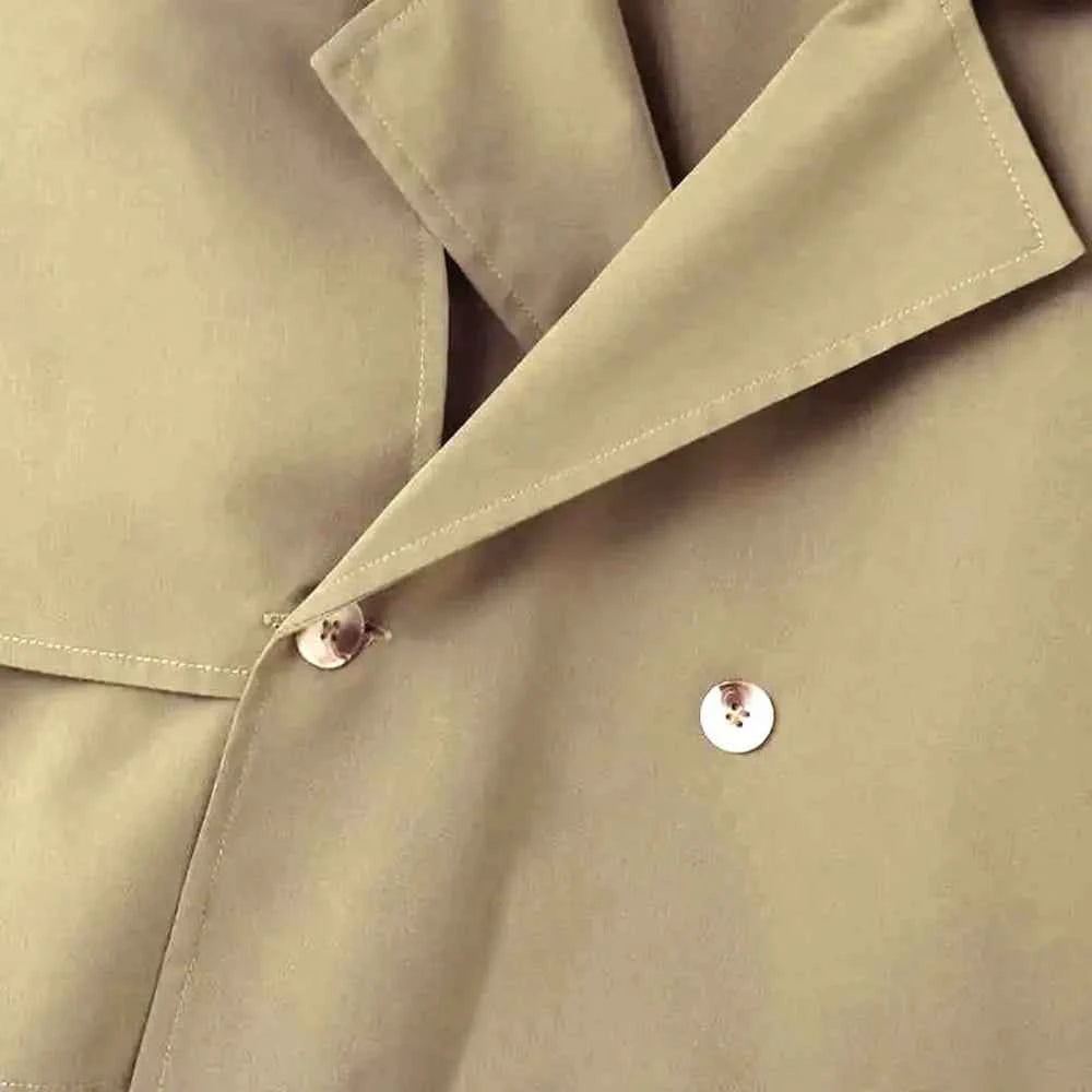 Temperament Workwear Style Windbreaker Jacket