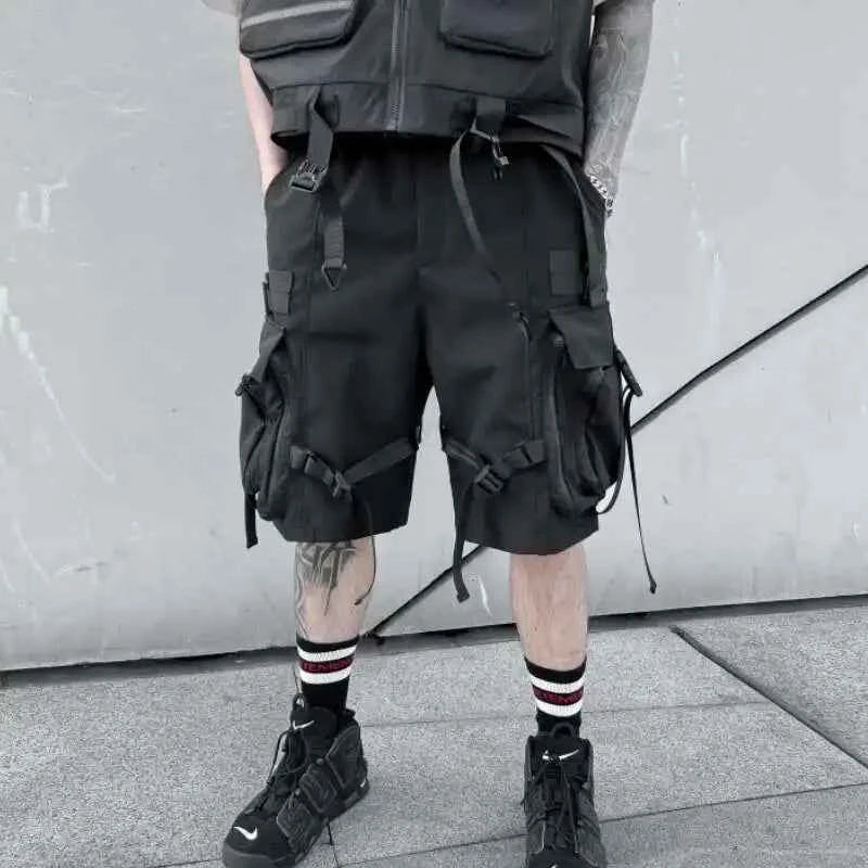 Dark Tactical Loose Fit Techwear Short