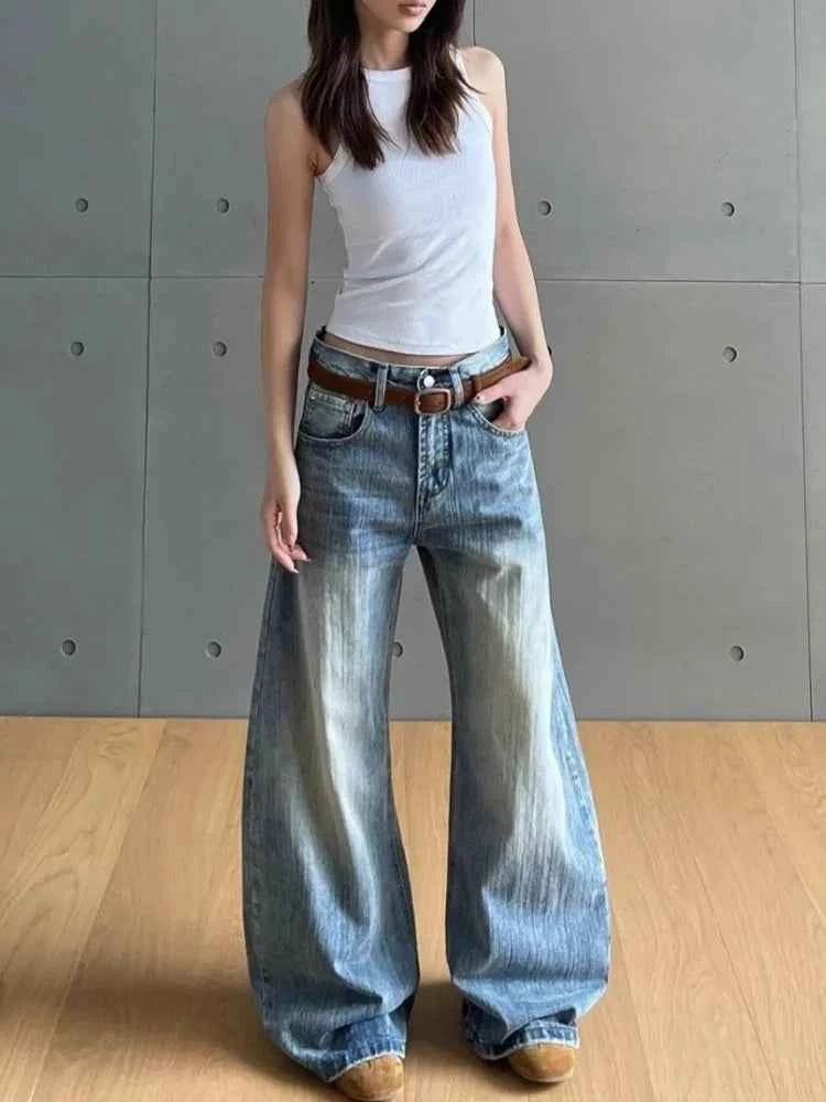 American Eclectic Vintage Washed Denim Jeans