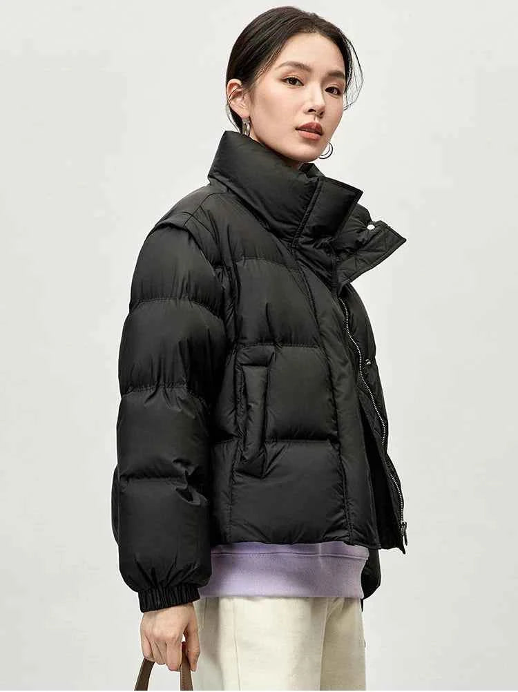 Cozy White Down Puffer Jacket