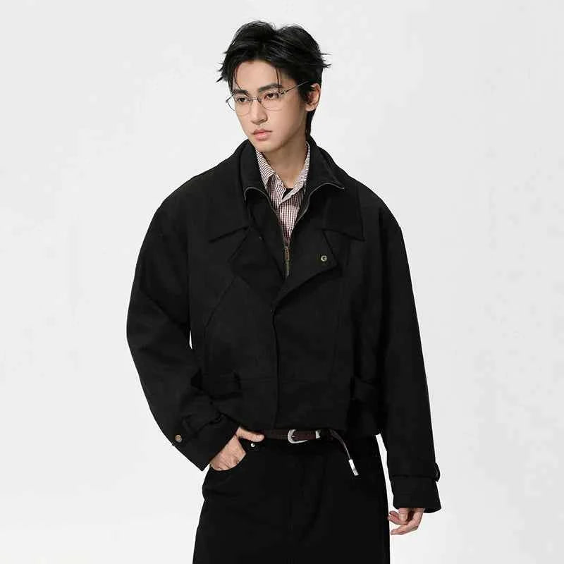 Trendy Elegant Suede Double Layer Jacket