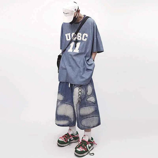 Original Snug Patchwork Denim Jorts