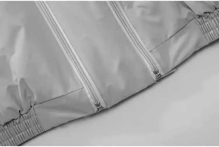 Y2K High-Quality Retro Patchwork Windbreaker Jacket
