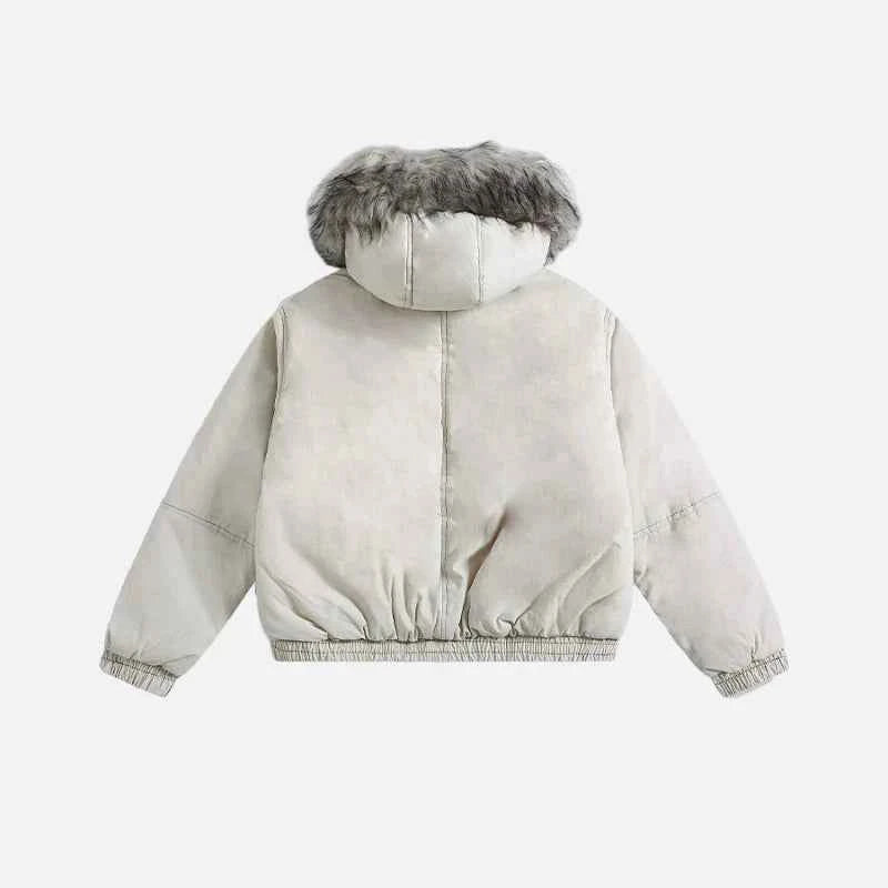 Y2K Versatile Thick Padded Parka Hodded Jacket