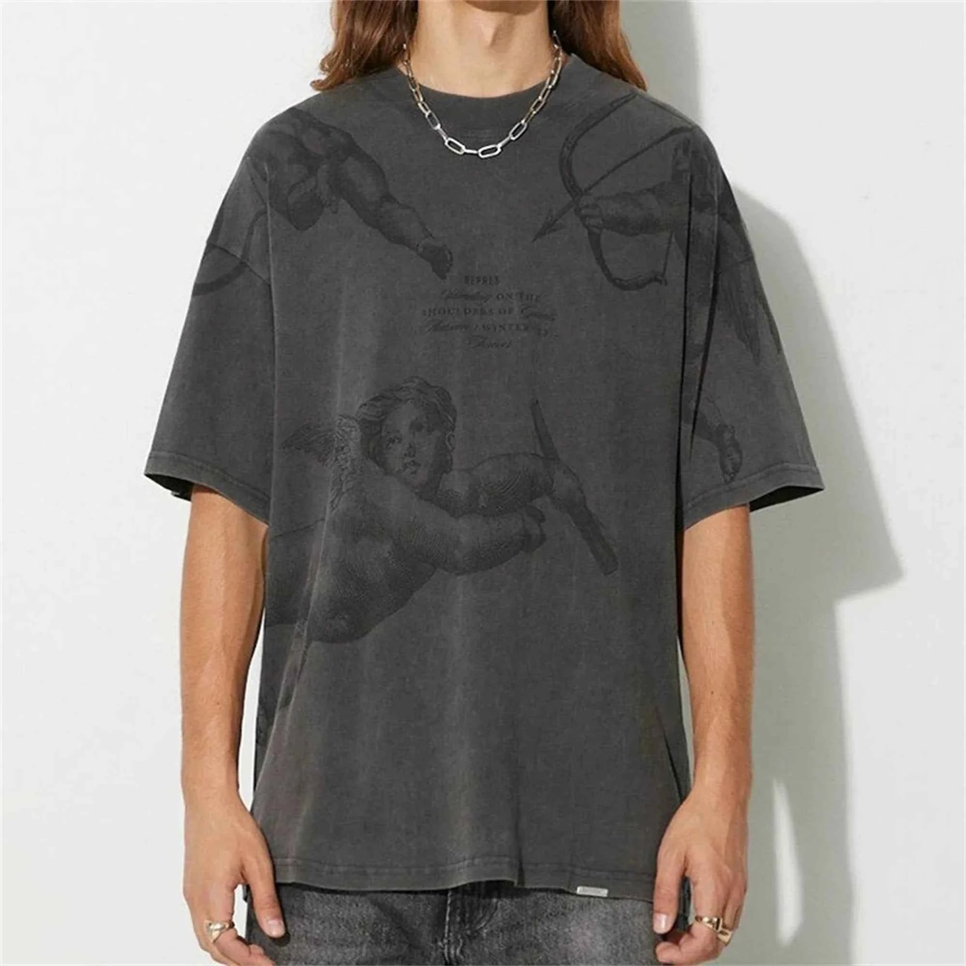 Vintage Retro Cherub Short Sleeve T-Shirt