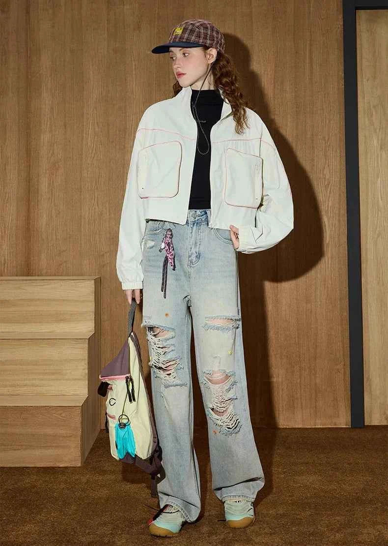 Durable Ripped Hip Hop Boyfrind Jeans