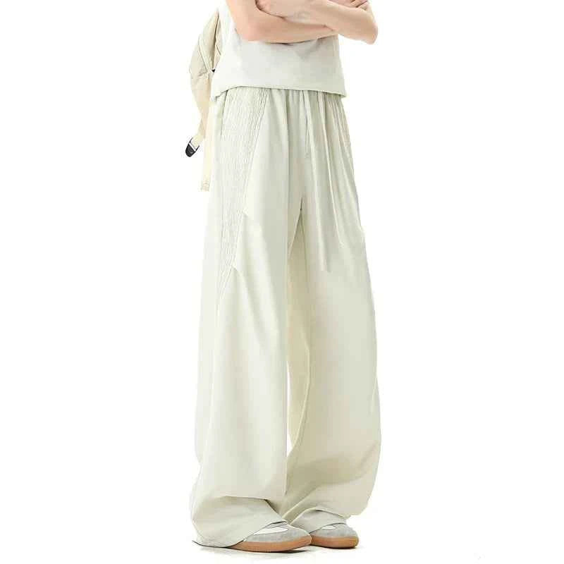 Korean Style Casual Elastic Waist Pants