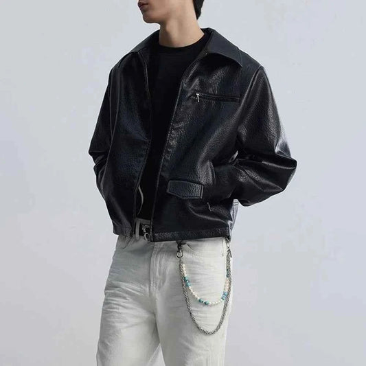 Muse Spring Slim Fit Motorcycle Leather Jacket